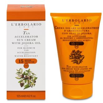 SOLAR SPF 15 crema aceleradora cuerpo jojoba 125 ml