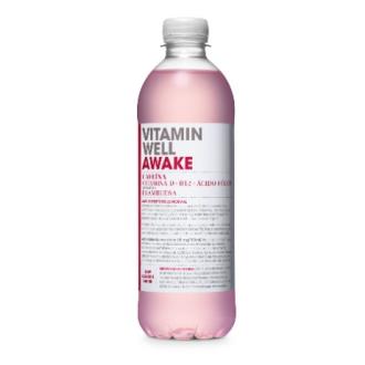 Bebida Vitaminada Awake frambuesa 500ml Vitamin Well