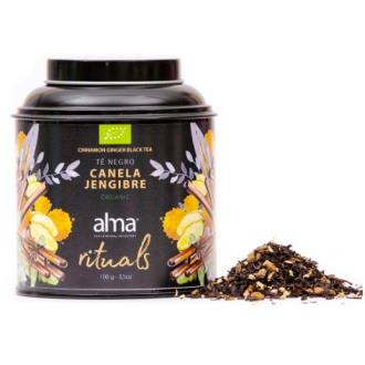 ALMA RITUAL TE NEGRO CANELA JENGIBRE lata 100 gr ECO