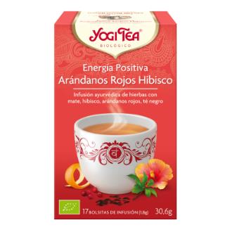 Yogi tea Energia positiva, arandano y hibisco 17 filtros