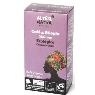 Café Etiopía Sidamo Bio-Ft. 10Uds 5G Cápsulas