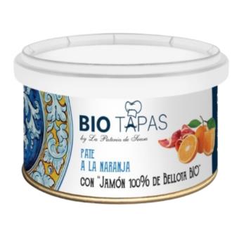 PATE BIO NARANJA - JAMON BELLOTA 100%. LATA 100GR.