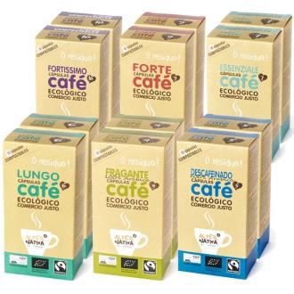 CAFE VARIADAS 120 capsulas compostables BIO