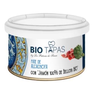 PATE ALCACHOFA- JAMON BELLOTA 100%. LATA 100GR.