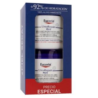 EUCERIN PACK BALSAMO UREA 5 % DUPLO REPAIR 2X450M**