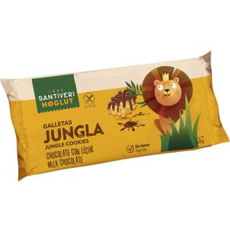 NOGLUT GALLETAS JUNGLA DE CHOCOLATE CON LECHE 60g