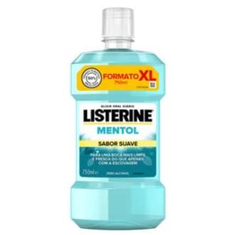 LISTERINE MENTOL sabor suave 750 ml