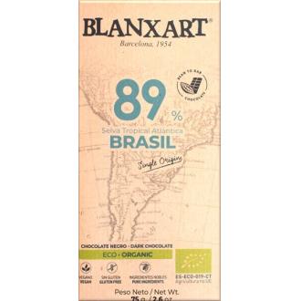CHOCOLATE NEGRO 89% BRASIL 75 gr ECO