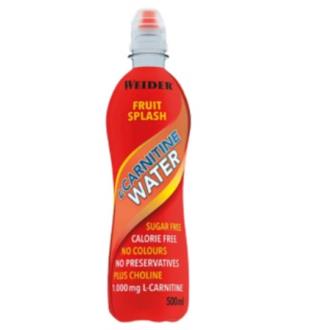 WEIDER L-CARNITINE WATER fruit splash 500mlx6uds