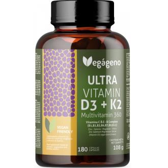 D3-K2 MULTIVITAMINA 360 180 cap.