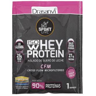 WHEY PROTEIN AISLADO YOGUR FRESA 30G SPORT LIVE
