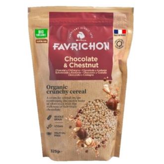 CRUNCHY MUESLI CHOCOLATE -CASTAÑA 325gr.BIO SG VEGAN