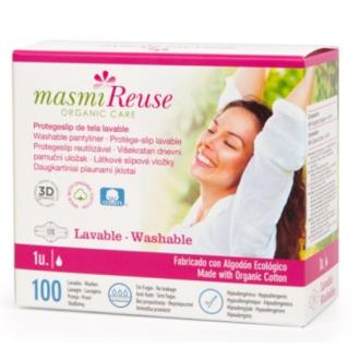 Protegeslips de tela con alas lavable Bio Masmi