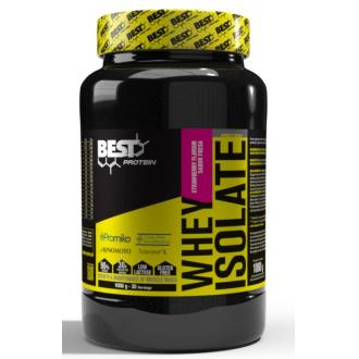 WHEY ISOLATE fresa PROTEINA 90% 1000 gr