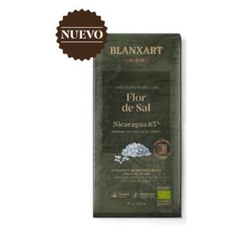 CHOCOLATE NICARAGUA 85% con flor de sal 75 gr.