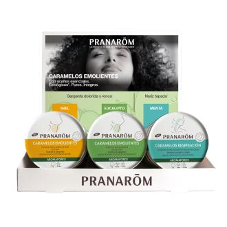 AROMAFORCE CARAMELOS EMOLIENTES miel eucalipto menta 18 uds.