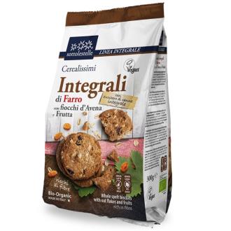 GALLETA TRIGO ESPELTA AVENA FRUTA integral 300 gr BIO