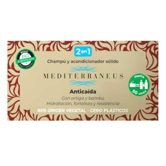 MEDITERRANEUS champu-acondicionador solido anticaida 55 gr.