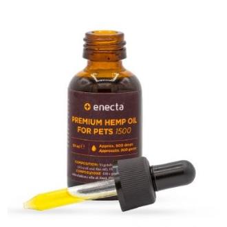 ENECTA ACEITE DE CAÃ?AMO PARA MASCOTAS 1500MG. 30ML.