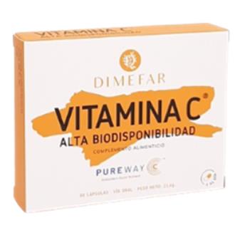 VITAMINA C 500mg. PureWay-C 30cap.veg.