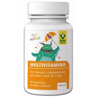 MULTI-VITAMINAS NIÑOS sabor manzana 90com VEGAN