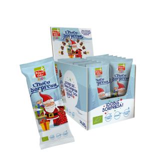 SANTA CHOCO SORPRESA KIDS 14uds x 280 gr BIO SG VEGAN**