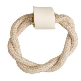 BBX MASCOTA ANILLO DE ALGODON RECICLADO Y YUTE, CON HUESO 10