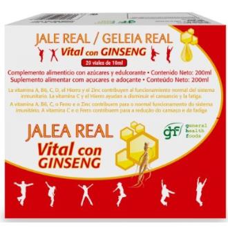 Jalea Real Vital Ginseng viales 20x10ml GHF