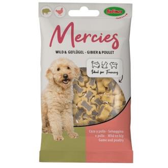 SNACK MERCIES SEMI-HUMEDO DE CAZA Y POLLO 100G VET