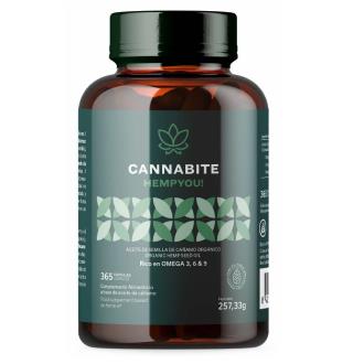 CANNABITE OMEGA 3 6 9 aceite de cañamo 365 cap.