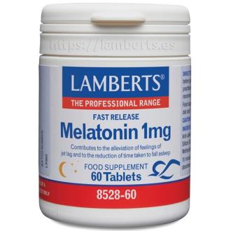 MELATONINA 1mg. Liberacion rapida 60comp.
