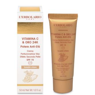 VITAMINAC-ORO crema seguna piel tono claro 50 ml