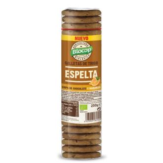 GALLETA ESPELTA CHIPS CHOCO-NARANJA 250gr. BIO