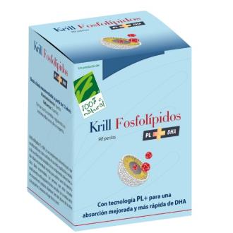KRILL Fosfoli­pidos PL + DHA 90 perlas