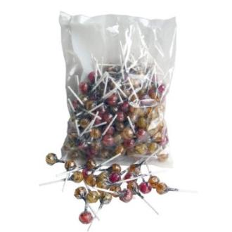 CHUPIS CARAMELO CON PALO 200 uds BIO BOLSA