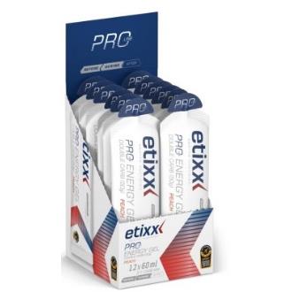 ETIXX DOUBLE CARB ENERGY melocoton gel 12udx60ml.