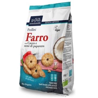 GALLETA TRIGOESPELTA COCO SEMILLAS AMAPOLA 300 gr BIO