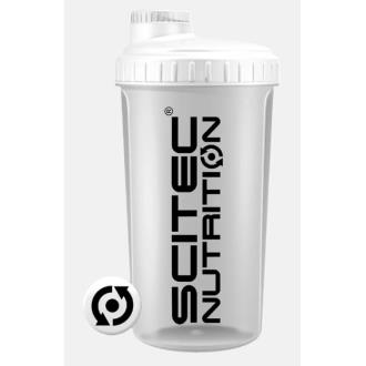 SHAKER 700ML OPAQUE WHITE LID WHITE SCITEC