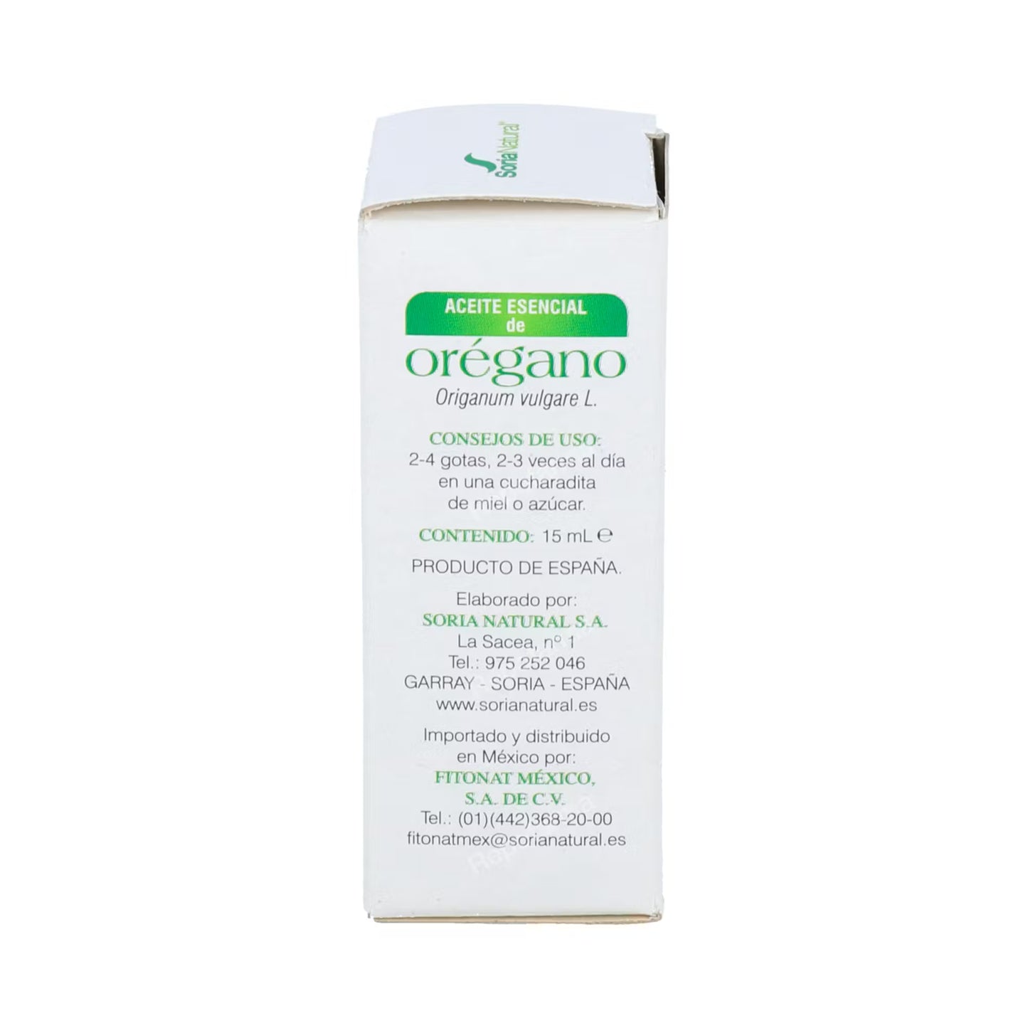 ESENCIA OREGANO 15cc. SORIA NATURAL