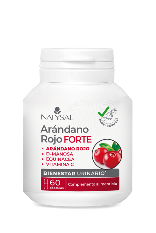 Suplemento Vegano Arándano Rojo Forte con D‑Manosa – 60 Cápsulas
