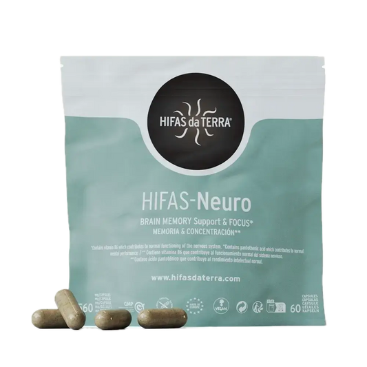 Suplemento Hifas-Neuro 60 Cápsulas con Hongos Medicinales y Vitaminas