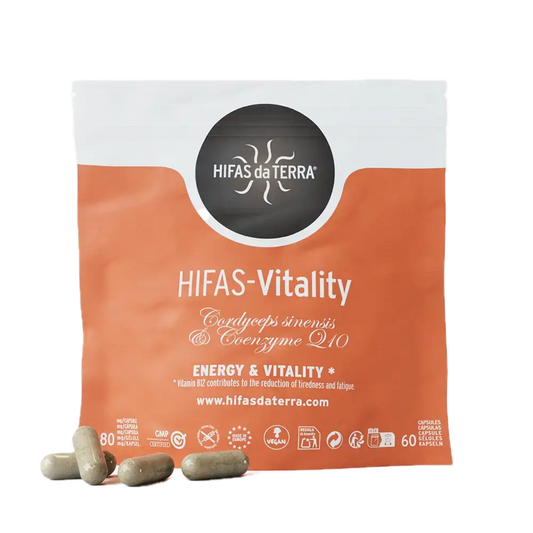 Suplemento Hifas‑Vitality 60 Cápsulas Energía Natural sin Cafeína