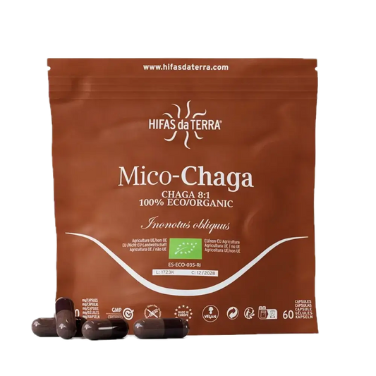 Mico-Chaga Refil de 60 cápsulas veganas con Vitamina C