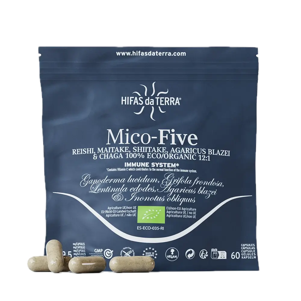 Mico Five 5 Hongos y Vitamina C – 60 cápsulas