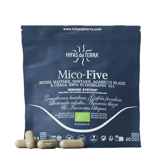 Mico Five 5 Hongos y Vitamina C – 60 cápsulas