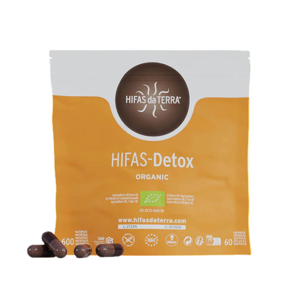 Suplemento Hifas-Detox 60 cápsulas de hongos medicinales – Refuerzo natural