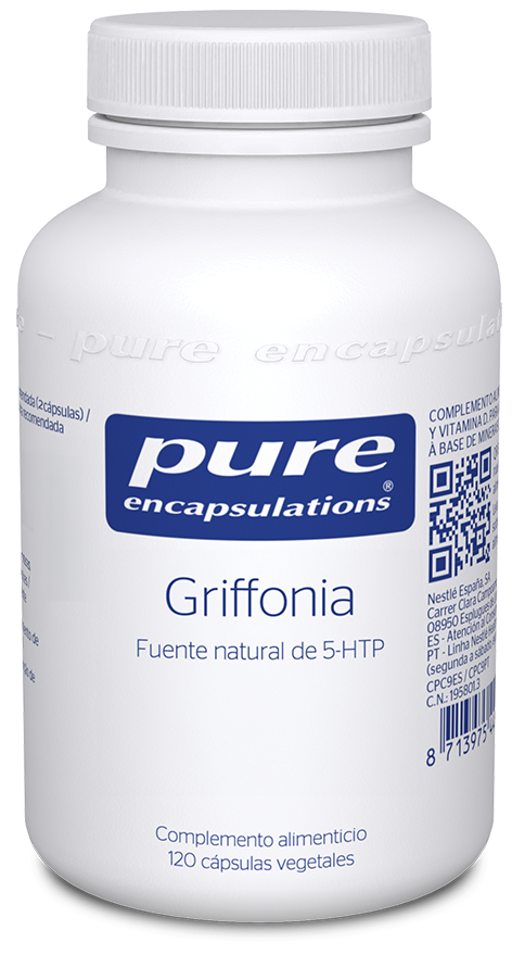Griffonia 5-HTP 120 cápsulas veganas – Suplemento de serotonina