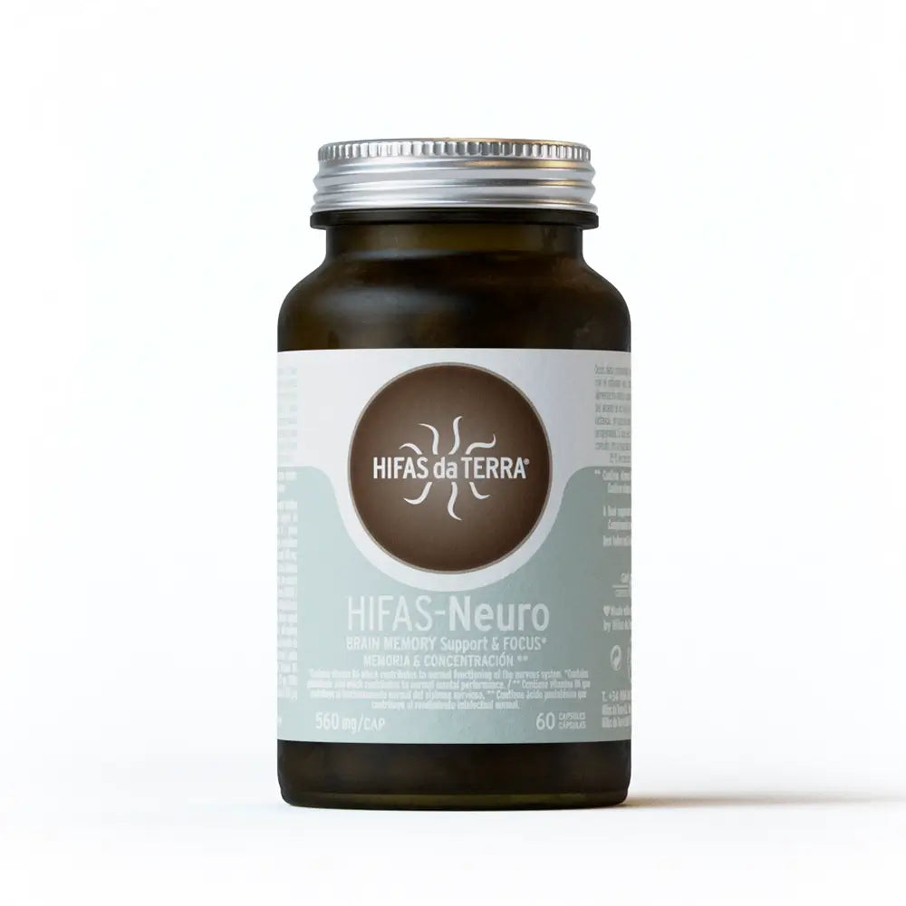 Suplemento cognitivo de hongos, bacopa y ginkgo – 60 cápsulas