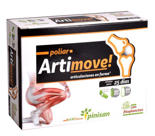 Poliar Artimove 50 cápsulas Pinisan – Suplemento articular antioxidante y antiinflamatorio