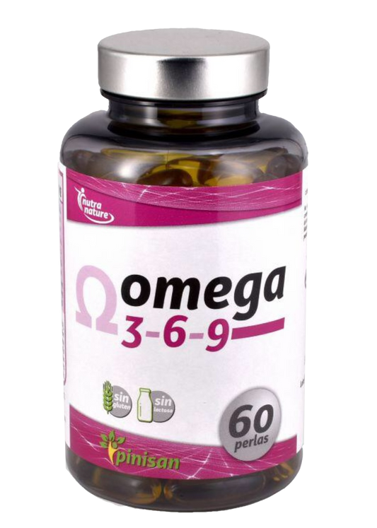 Omega 3-6-9 Pinisan 60 Perlas Cápsulas Salud Cardiovascular